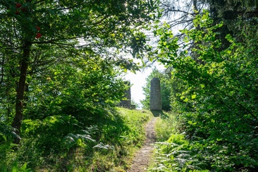 Aufnahme beim Aufstieg zum Galgenhügel