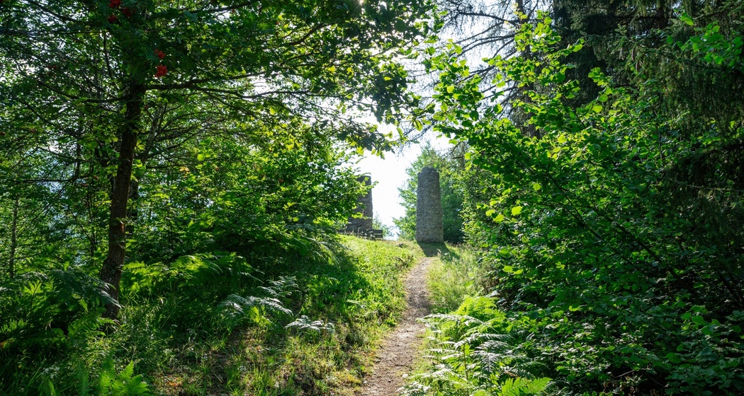 Aufnahme beim Aufstieg zum Galgenhügel
