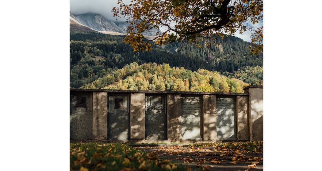 Das Foto zeigt den Ehrengarten