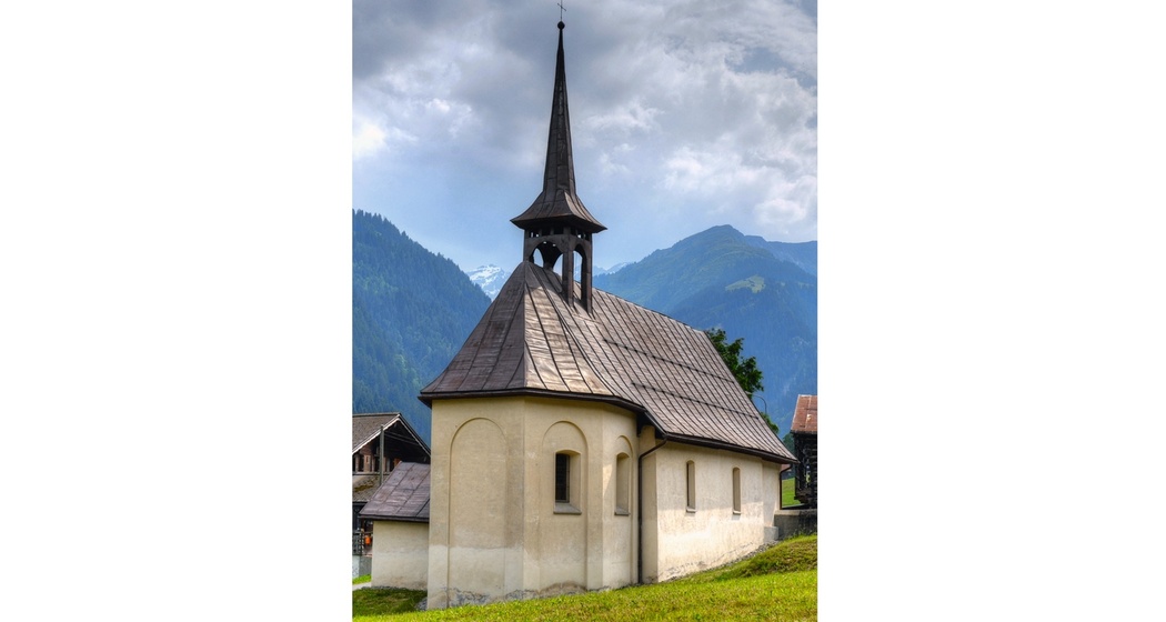 Das Foto zeigt die Kapelle St. Katharina in Campliun