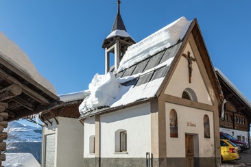 Aufnahme der Kapelle Sogn Antoni in Andiast