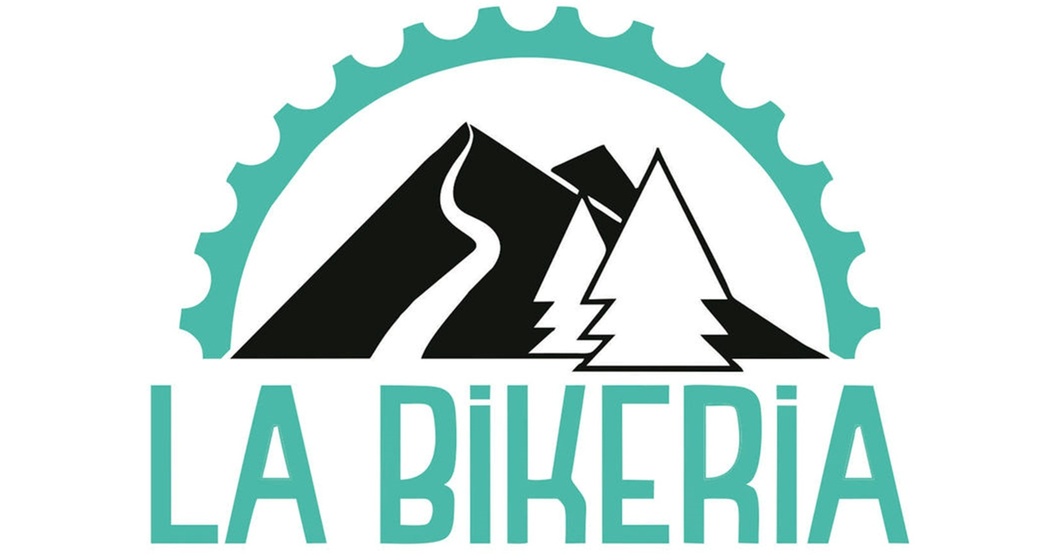 Das Foto zeigt das Logo der Bikeria in Rabius