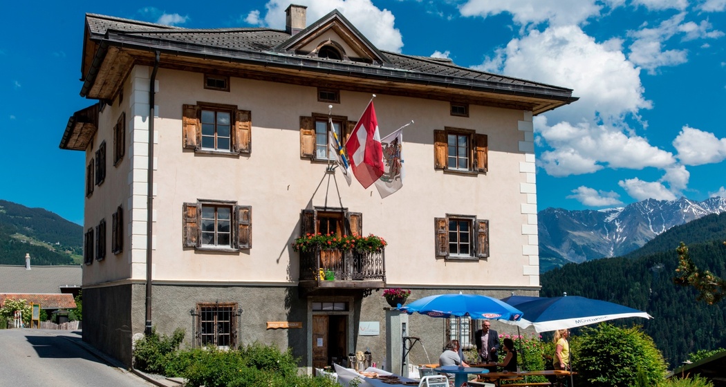 Das Foto zeigt das Waltensburger Museum von aussen