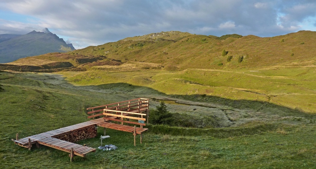 Abb.2 Trockengelegter Lüschersee, Bild von 2021