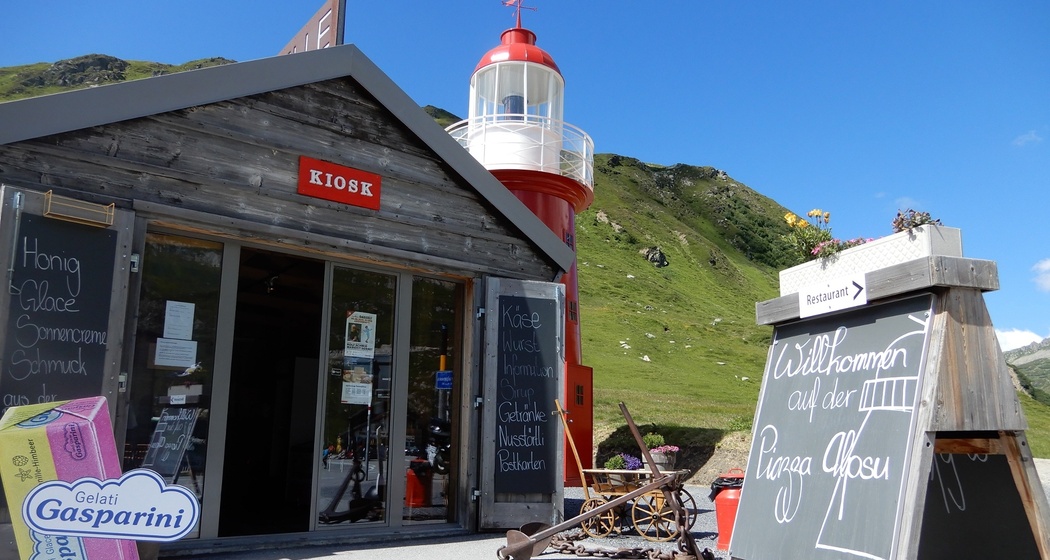 Leuchtturm mit Kiosk