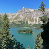 Blick auf den Silsersee