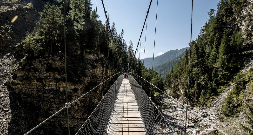 Hängebrückenweg Val Sinestra