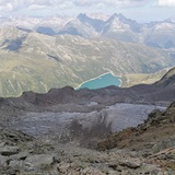 Sicht auf den Lai da Nalps (Sommer 2022)