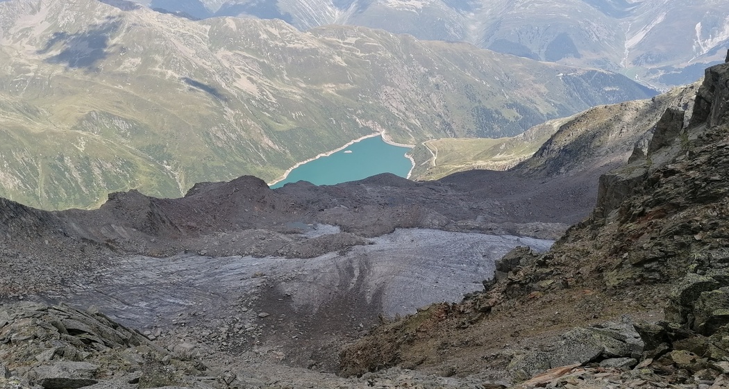 Sicht auf den Lai da Nalps (Sommer 2022)
