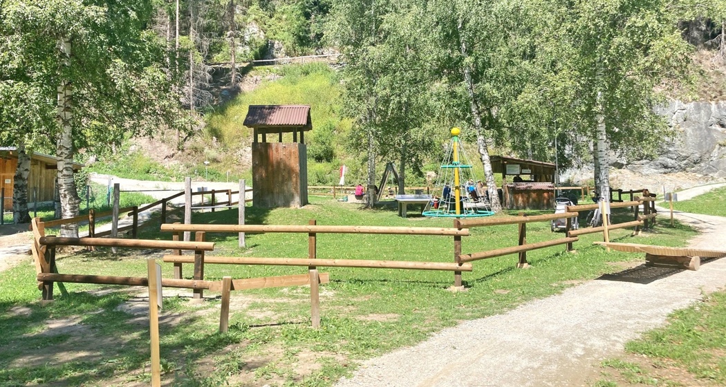 Aufnahme des Bikeparks Igniu.