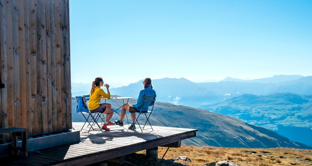 Pause bei der Bifertenhütte