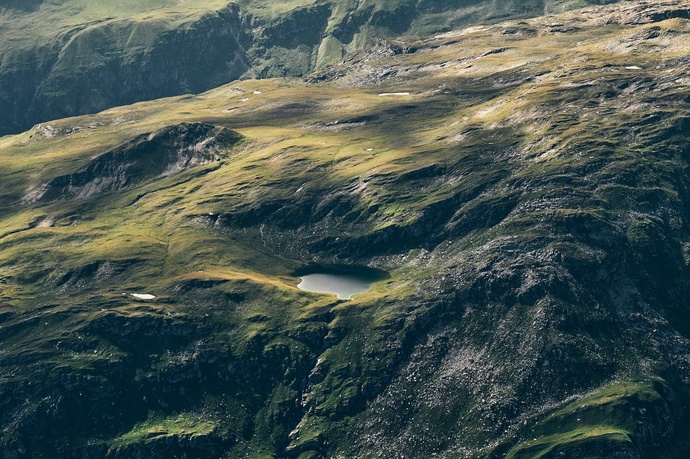 Hohbüel avec le lac Selva