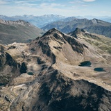 Fanellhorn Südwestgrat mit Fanellseen