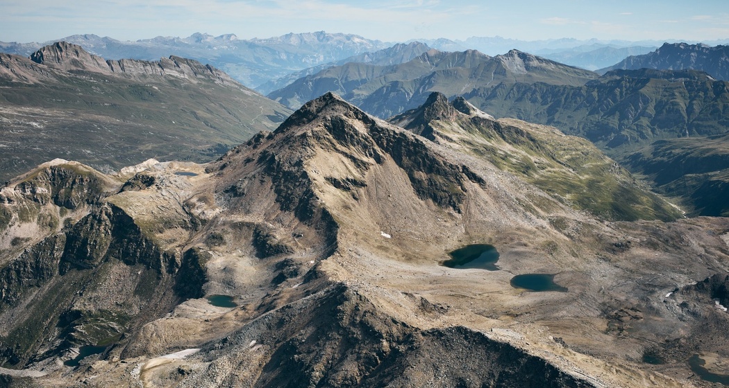 Fanellhorn Südwestgrat mit Fanellseen