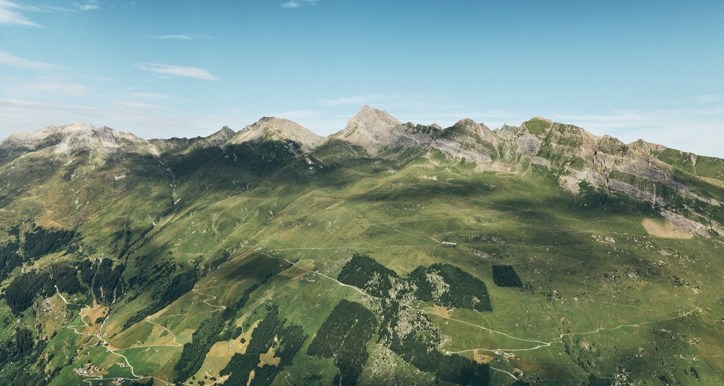 Gebiet Leisalp mit Patnaulpass