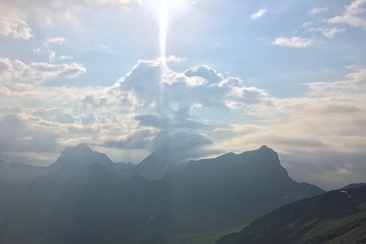 View from the Bärenlücke into the Safiental