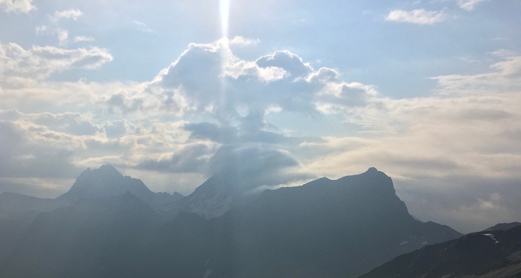 Blick von der Bärenlücke ins Safiental