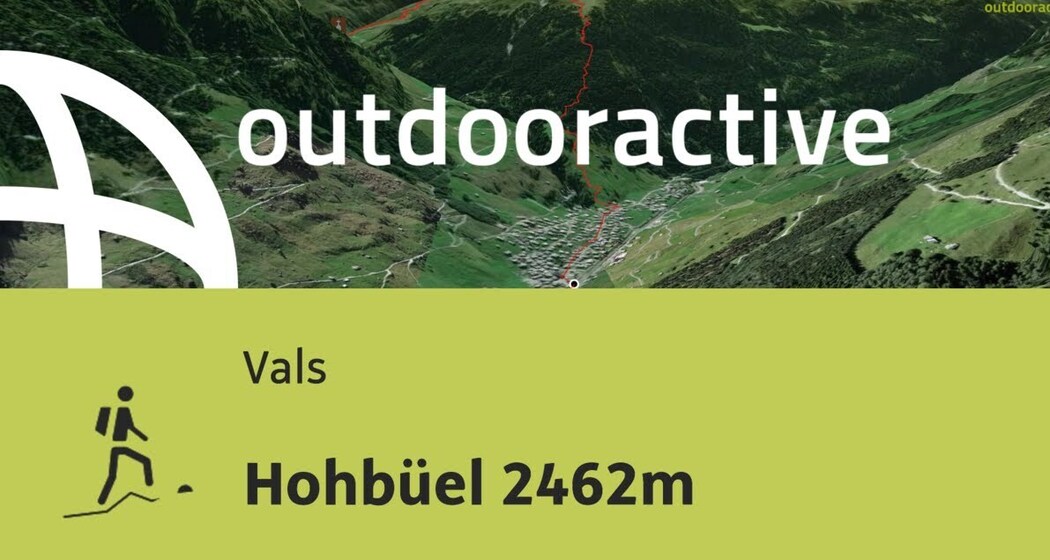 Bergtour in Vals: Hohbüel 2462m