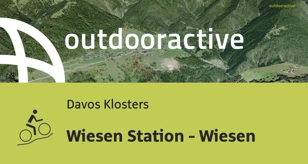 Mountainbike-tour in Davos Klosters: Wiesen Station - Wiesen