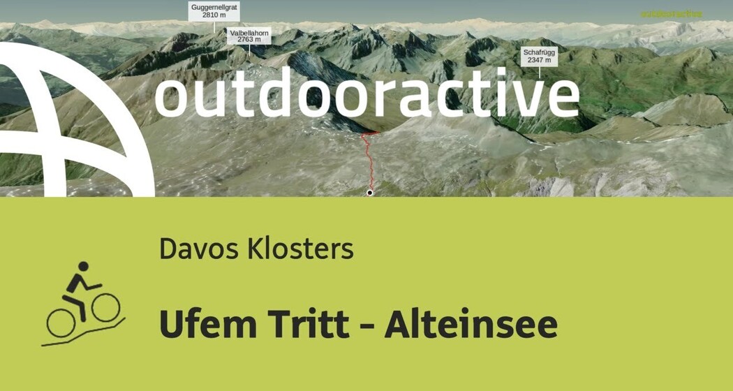Mountainbike-tour in Davos Klosters: Ufem Tritt - Alteinsee