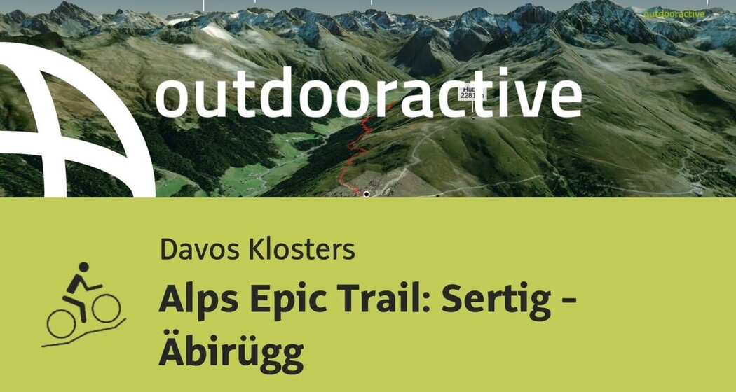 Mountainbike-tour in Davos Klosters: Alps Epic Trail: Sertig - Äbirügg