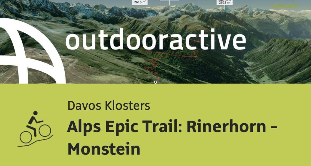 Mountainbike-tour in Davos Klosters: Alps Epic Trail: Rinerhorn - Monstein