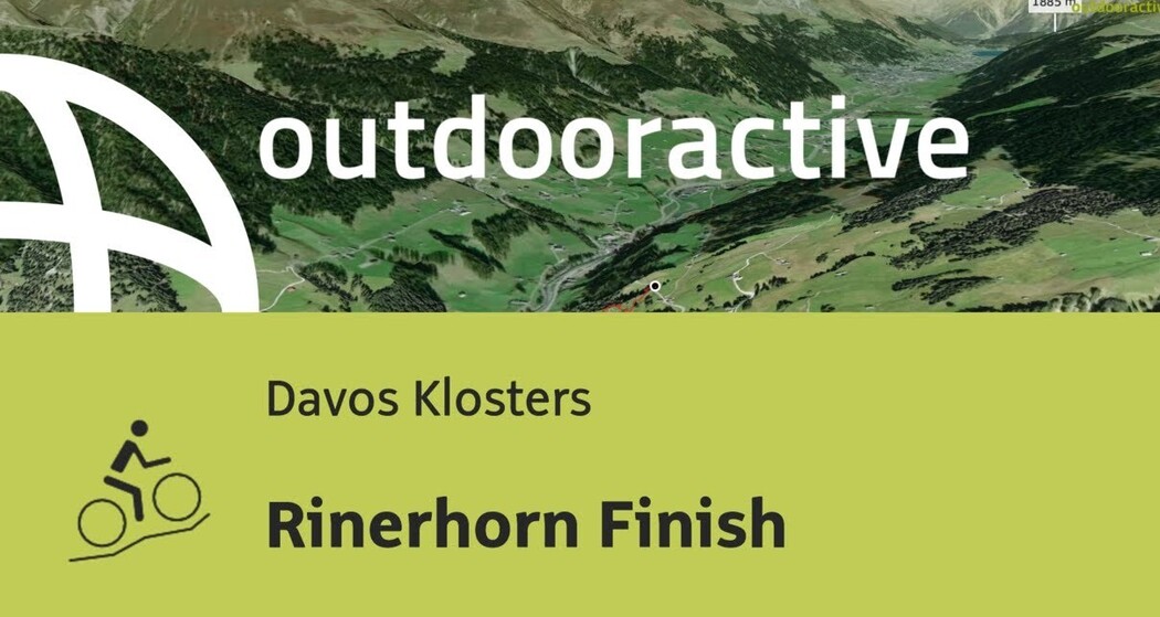 Mountainbike-tour in Davos Klosters: Rinerhorn Finish