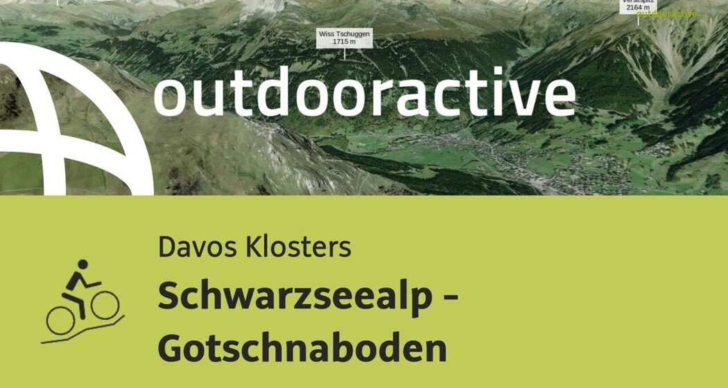 Mountainbike-tour in Davos Klosters: Schwarzseealp - Gotschnaboden