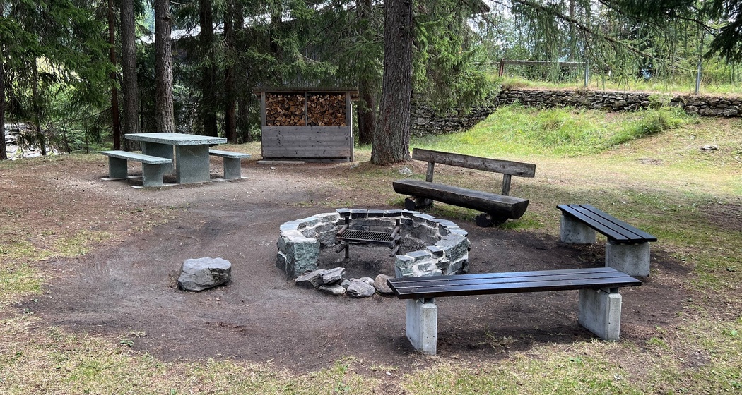 Feuerstelle Tamboboden