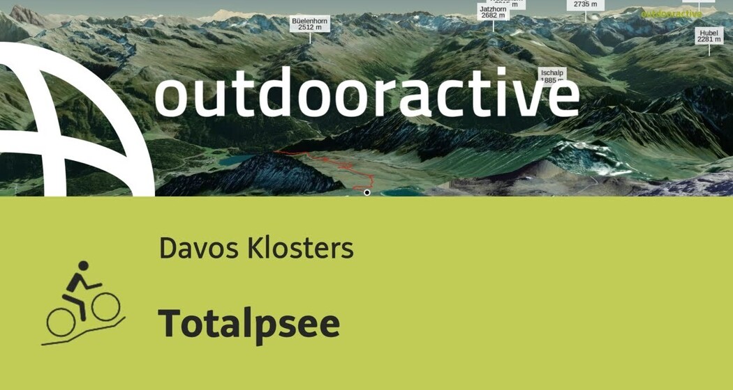 Mountainbike-tour in Davos Klosters: Totalpsee