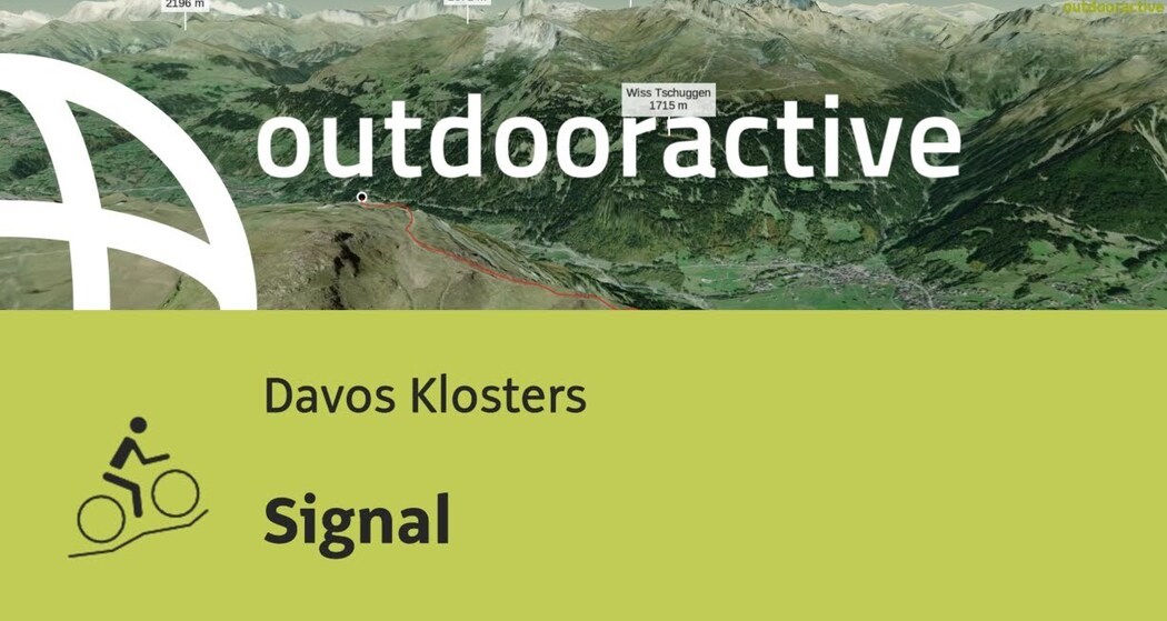 Mountainbike-tour in Davos Klosters: Signal
