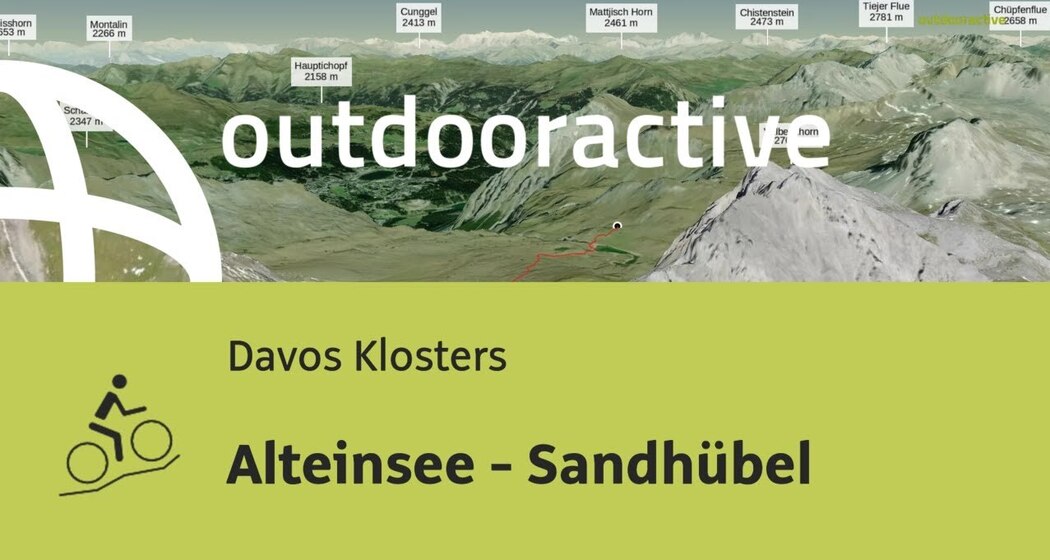Mountainbike-tour in Davos Klosters: Alteinsee - Sandhübel