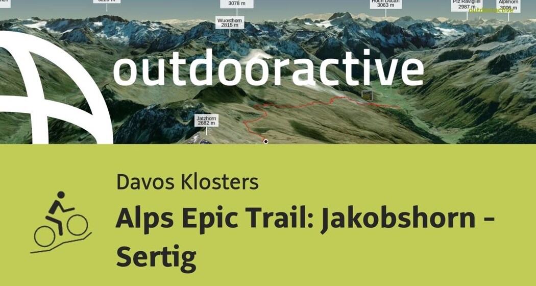 Mountainbike-tour in Davos Klosters: Alps Epic Trail: Jakobshorn - Sertig
