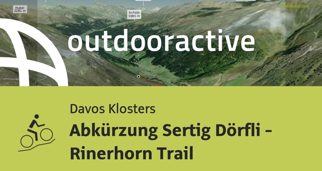 Mountainbike-tour in Davos Klosters: Abkürzung Sertig Dörfli - Rinerhorn Trail