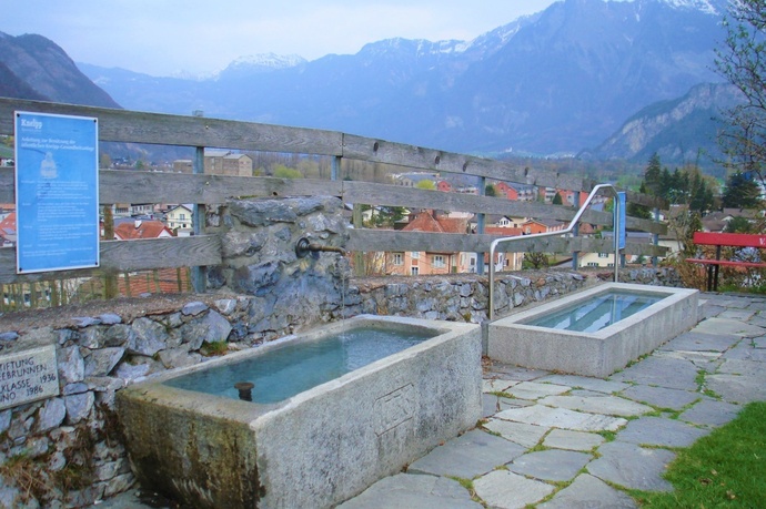 Kneippanlage Sargans mit Kräutergarten