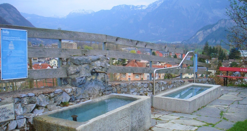 Kneippanlage Sargans mit Kräutergarten