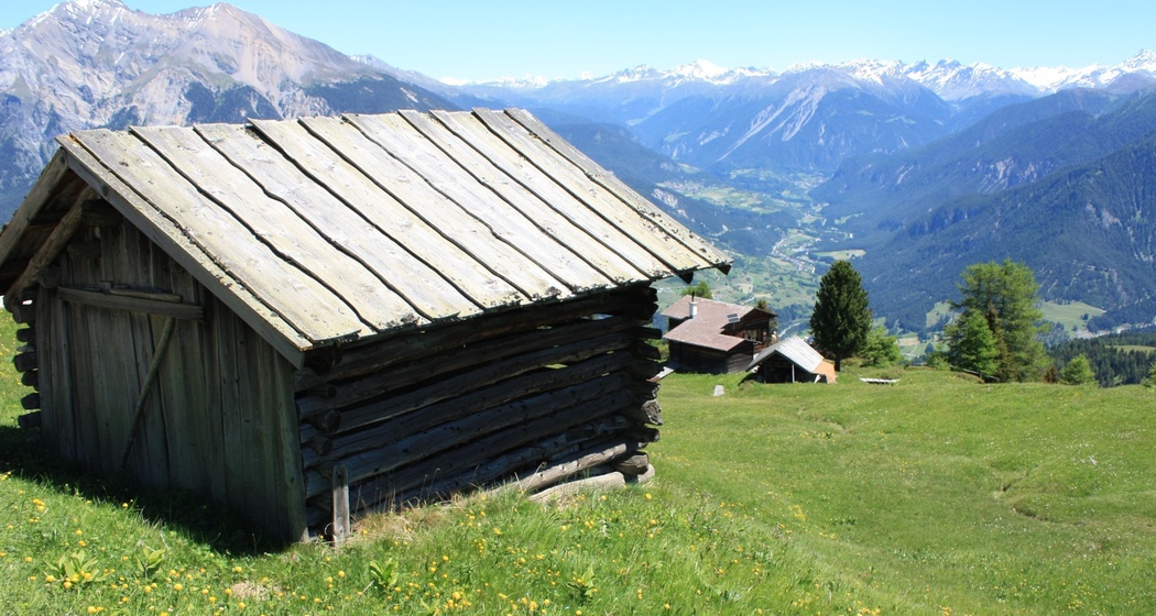 Etappe 1: Streuhüttli Alp da Stierva