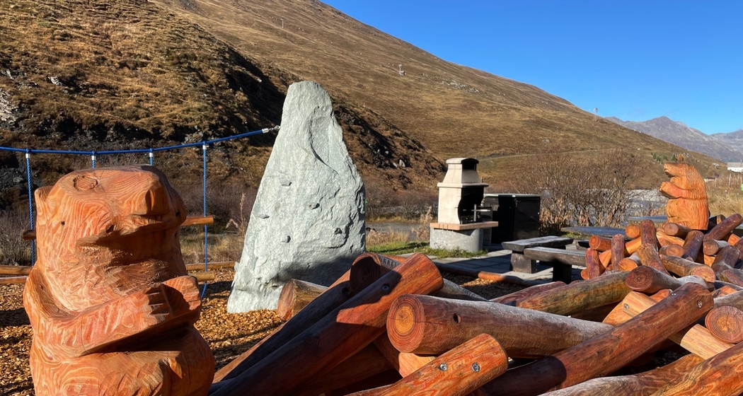 Spielplatz und Feuerstelle Avers-Juppa