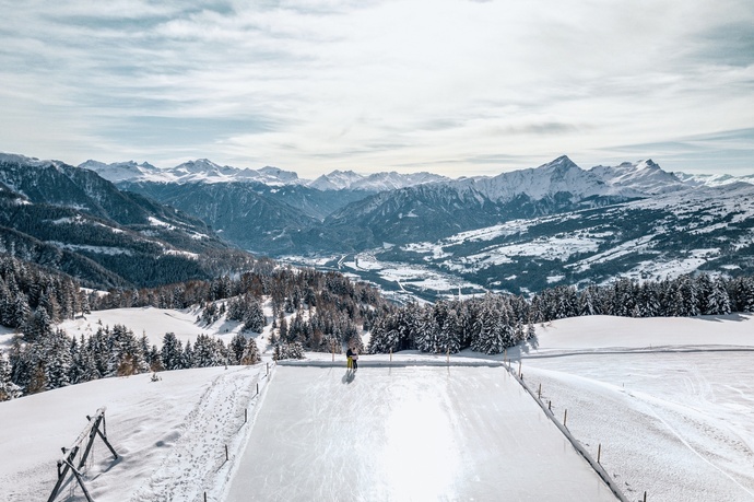 Patinoire naturelle Alp Raguta