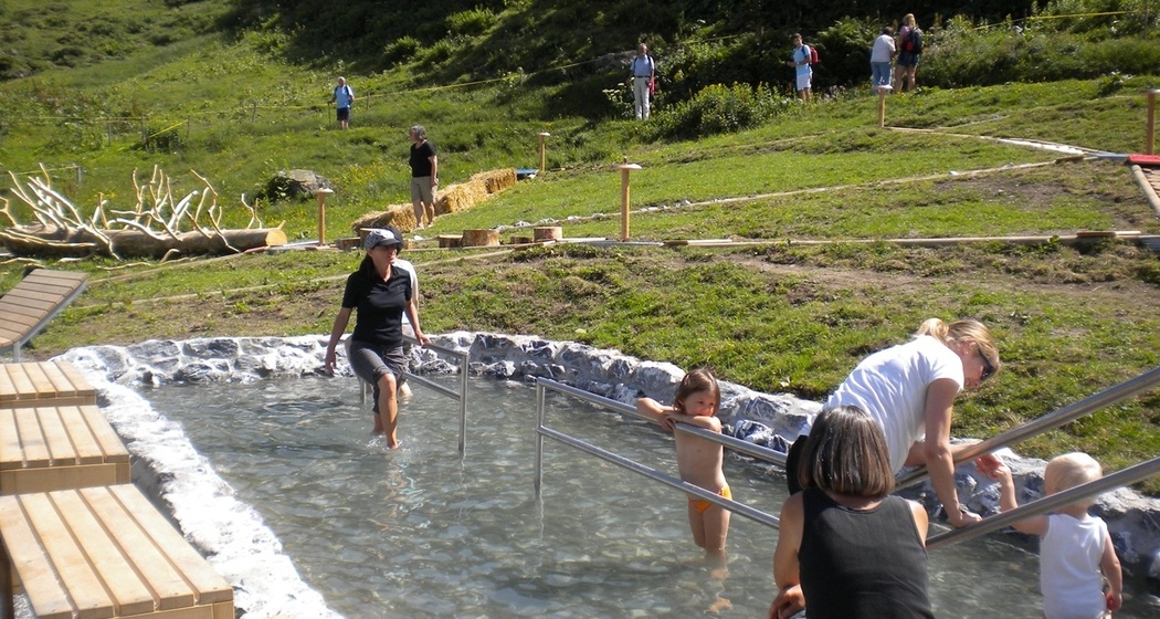 Kinder-Kneippanlage auf dem Heidipfad