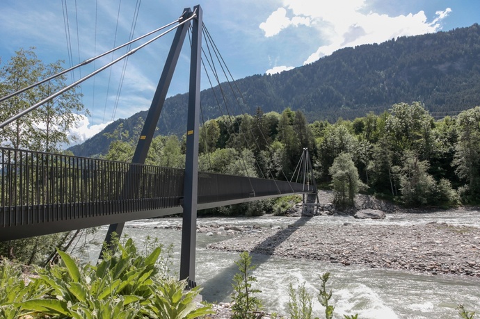 Brücke Schluein - Castrisch
