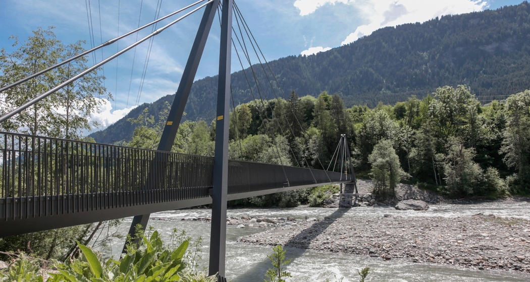 Brücke Schluein - Castrisch