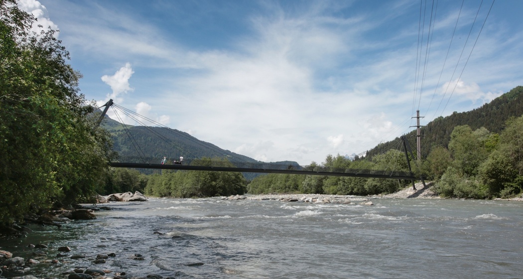 Brücke Schluein - Castrisch