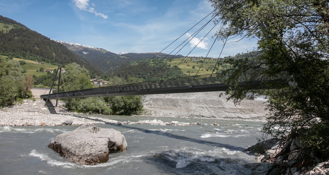 Brücke Schluein - Castrisch