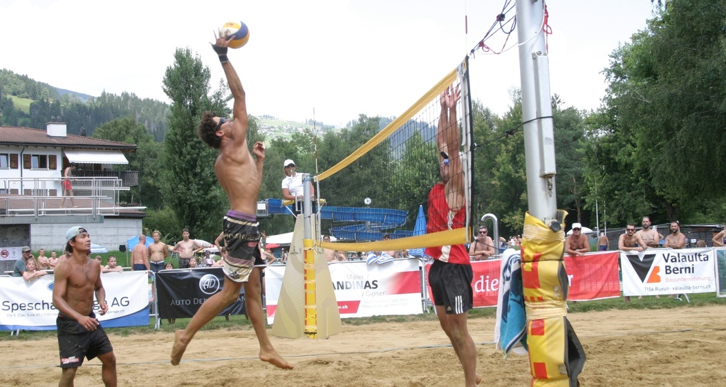 Beachvolleyballturnier auf der Beachsportanlage in Ilanz