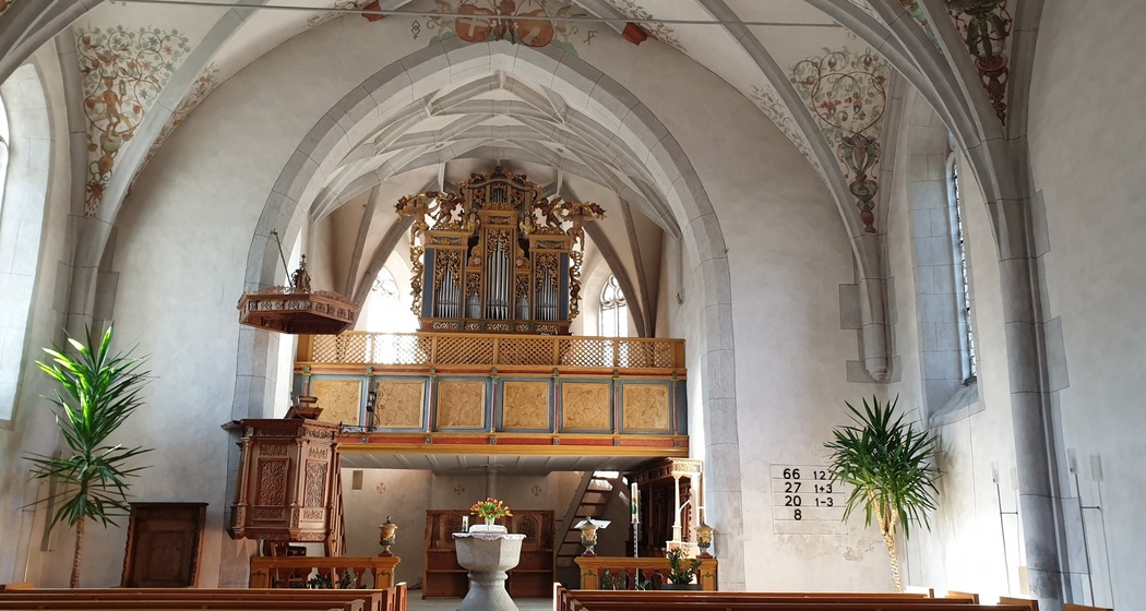 Inneneinrichtung der Evangelische Kirche St. Margarethen in Ilanz