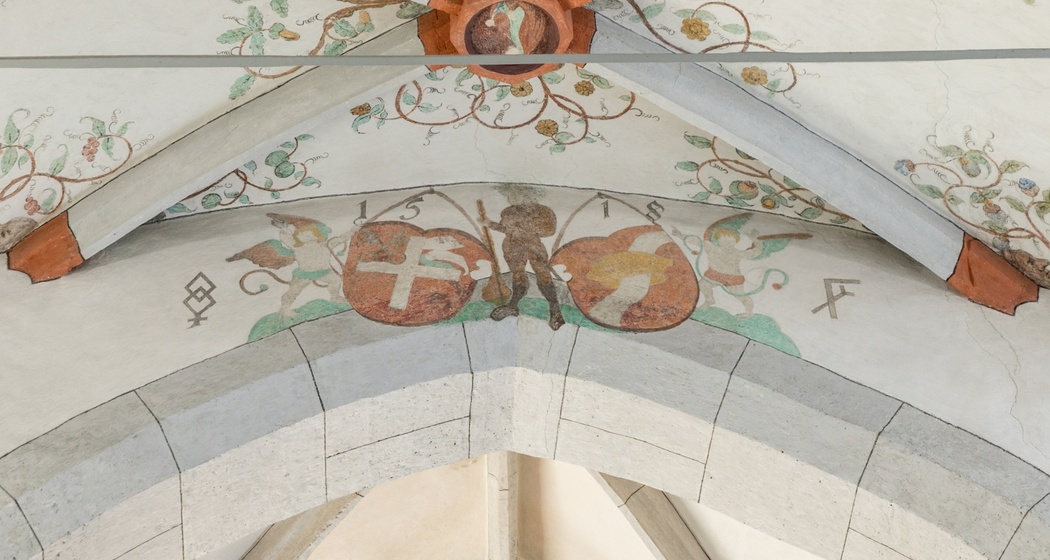 Decke der Evangelische Kirche St. Margarethen in Ilanz