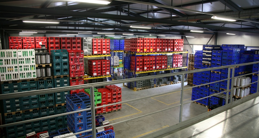 Lager vom Oswald Getränke AG in Ilanz