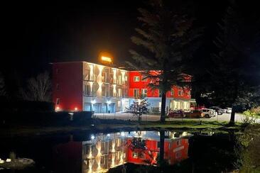 Il Motel Afia dall'esterno