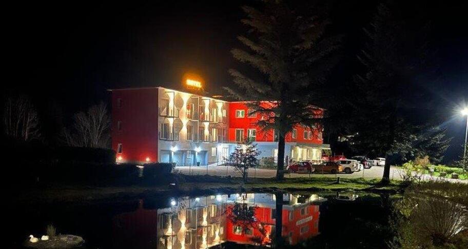 Il Motel Afia dall'esterno